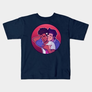Benson and Troy Kiss Kids T-Shirt